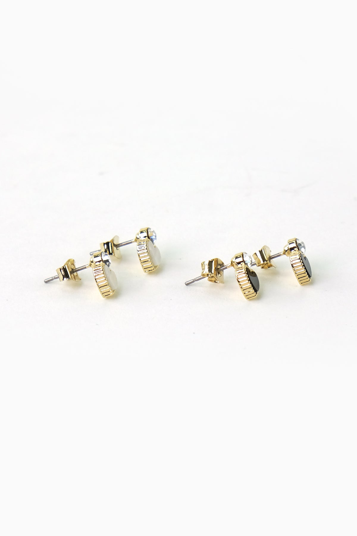 Cubic Heart Earrings