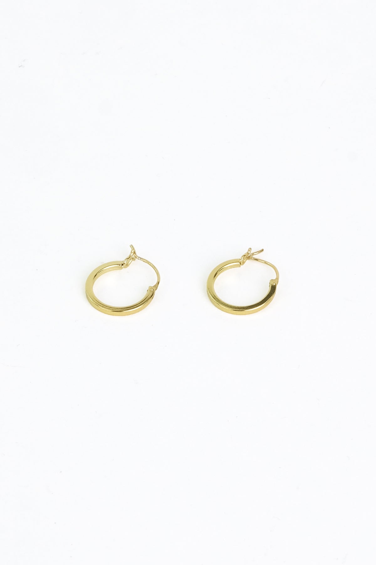 Gold Plated Huggie Hoops Earrings