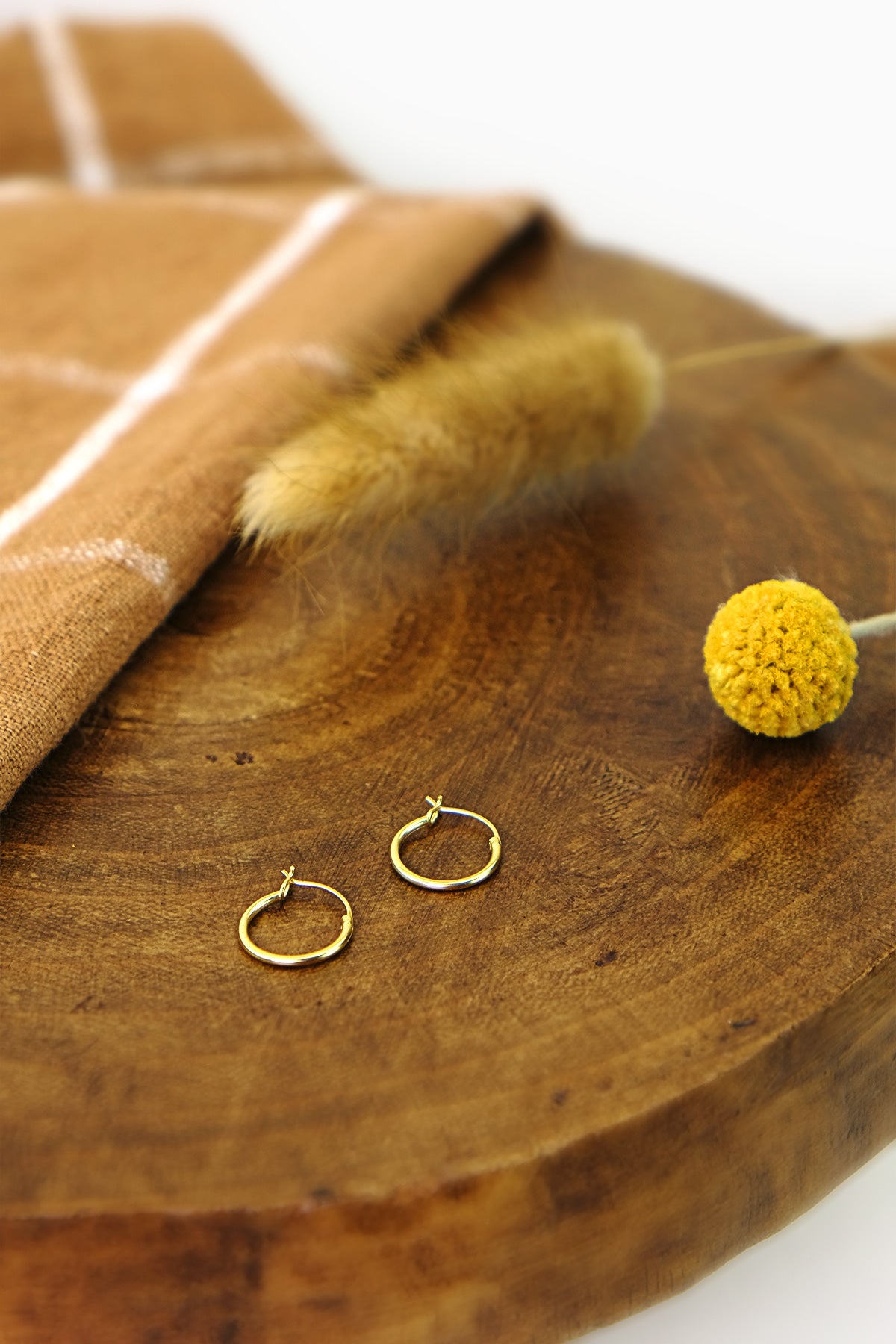 Gold Plated Hoop Earrings