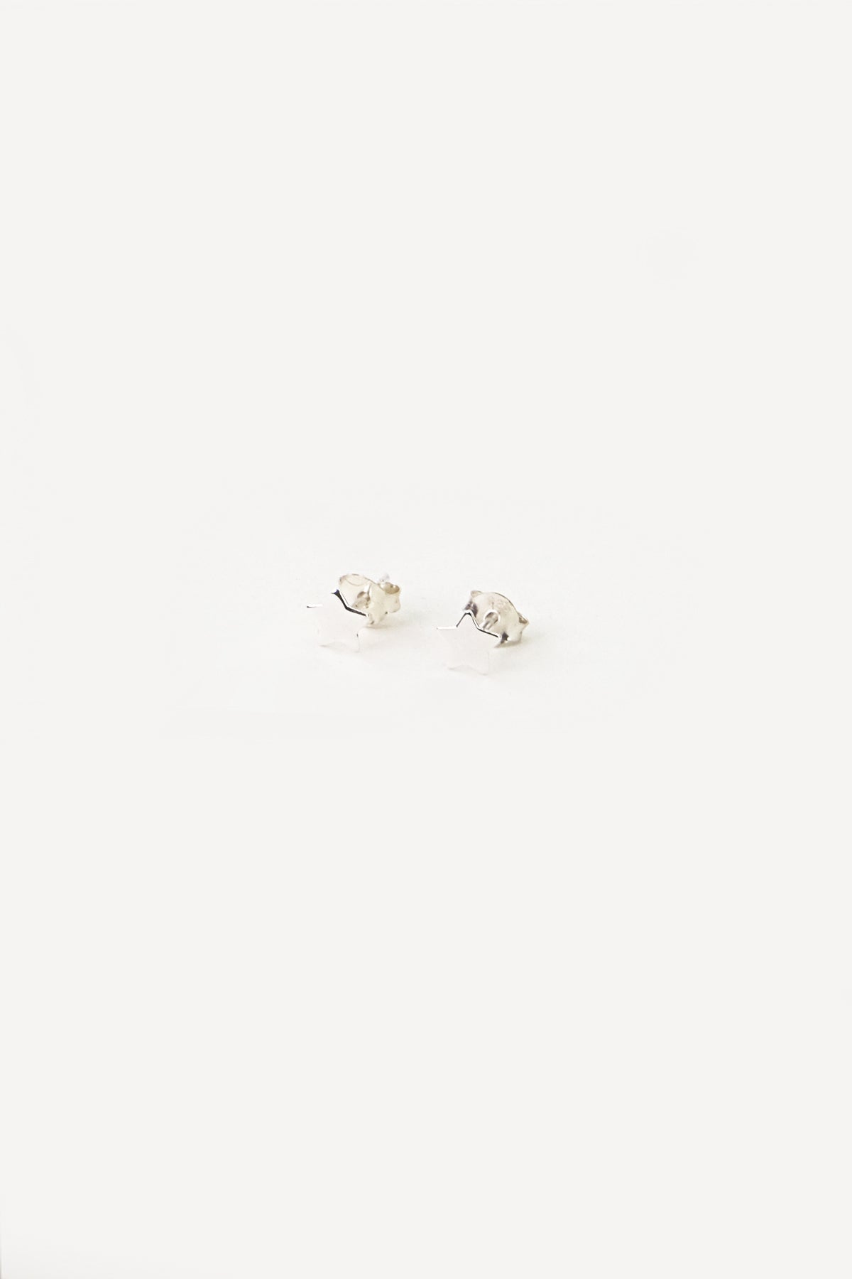Sterling Silver Star Studs