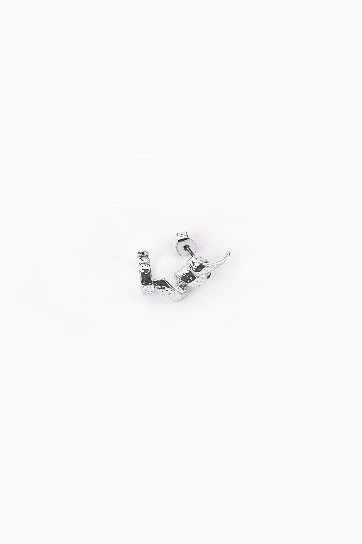 Silver Spiral Ear Cuff
