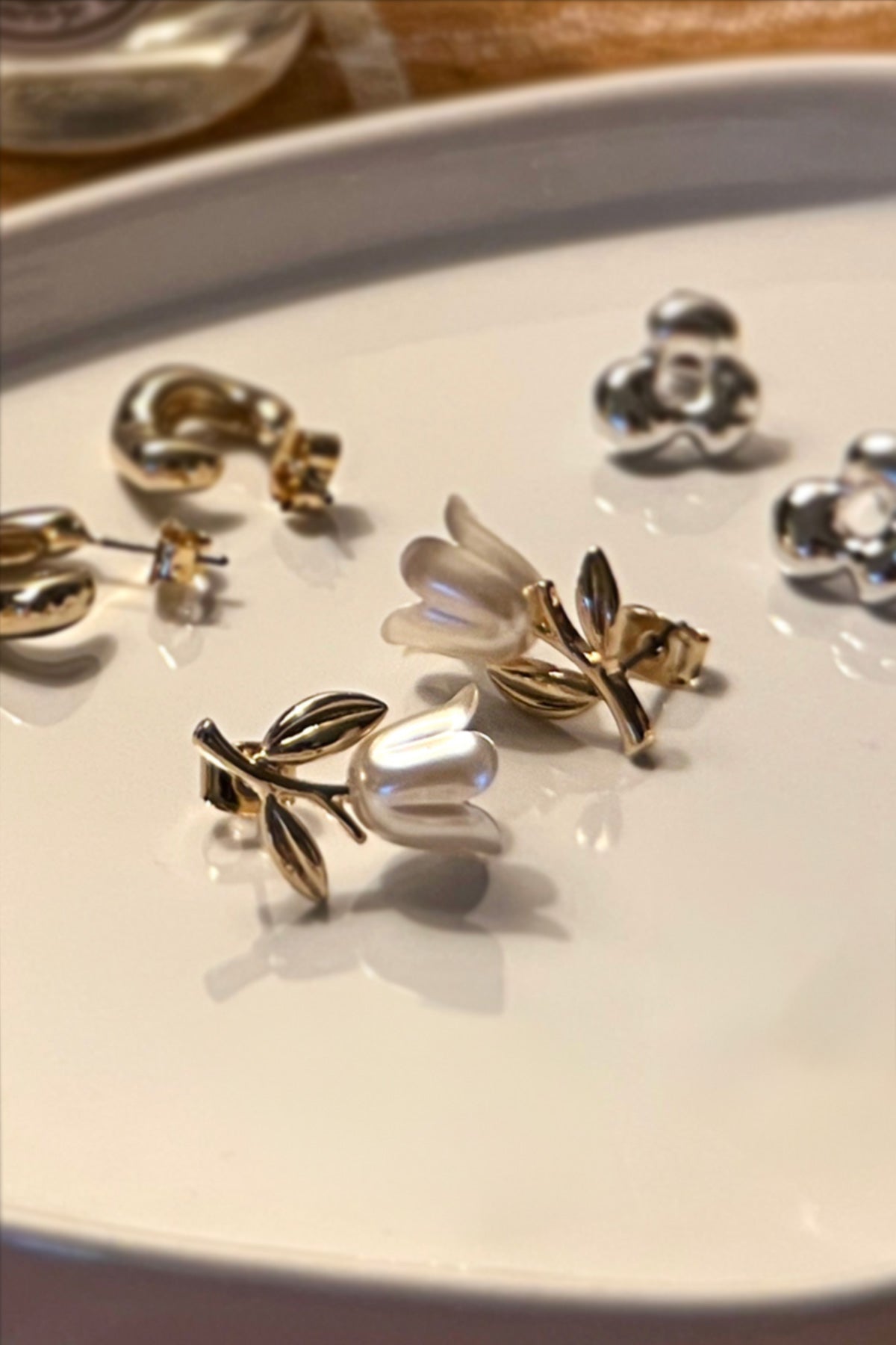Tulip Flower Earrings