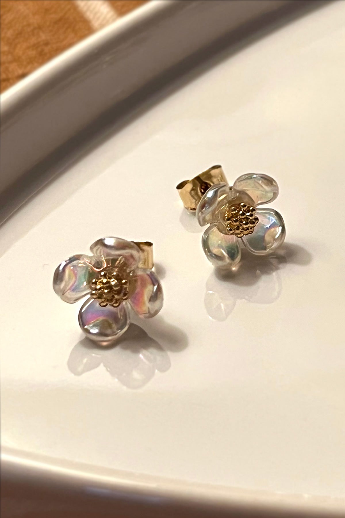 Pearl Flower Earrings