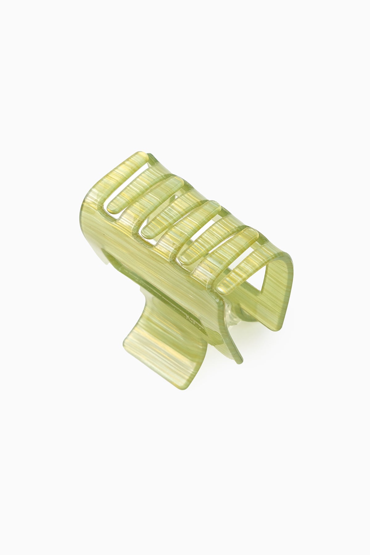 Tortoise Square Cutout Claw Hair Clip