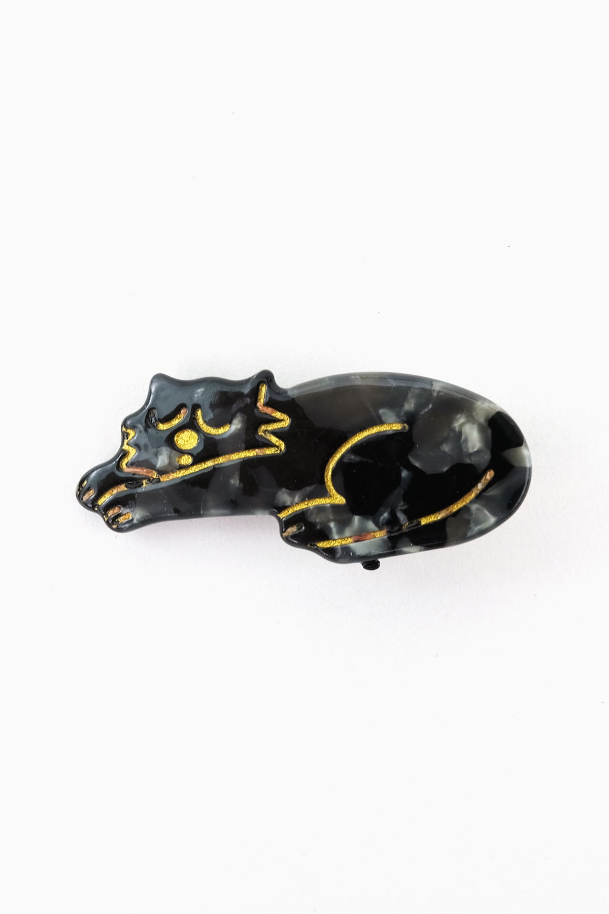 Black Cat Hair Clip