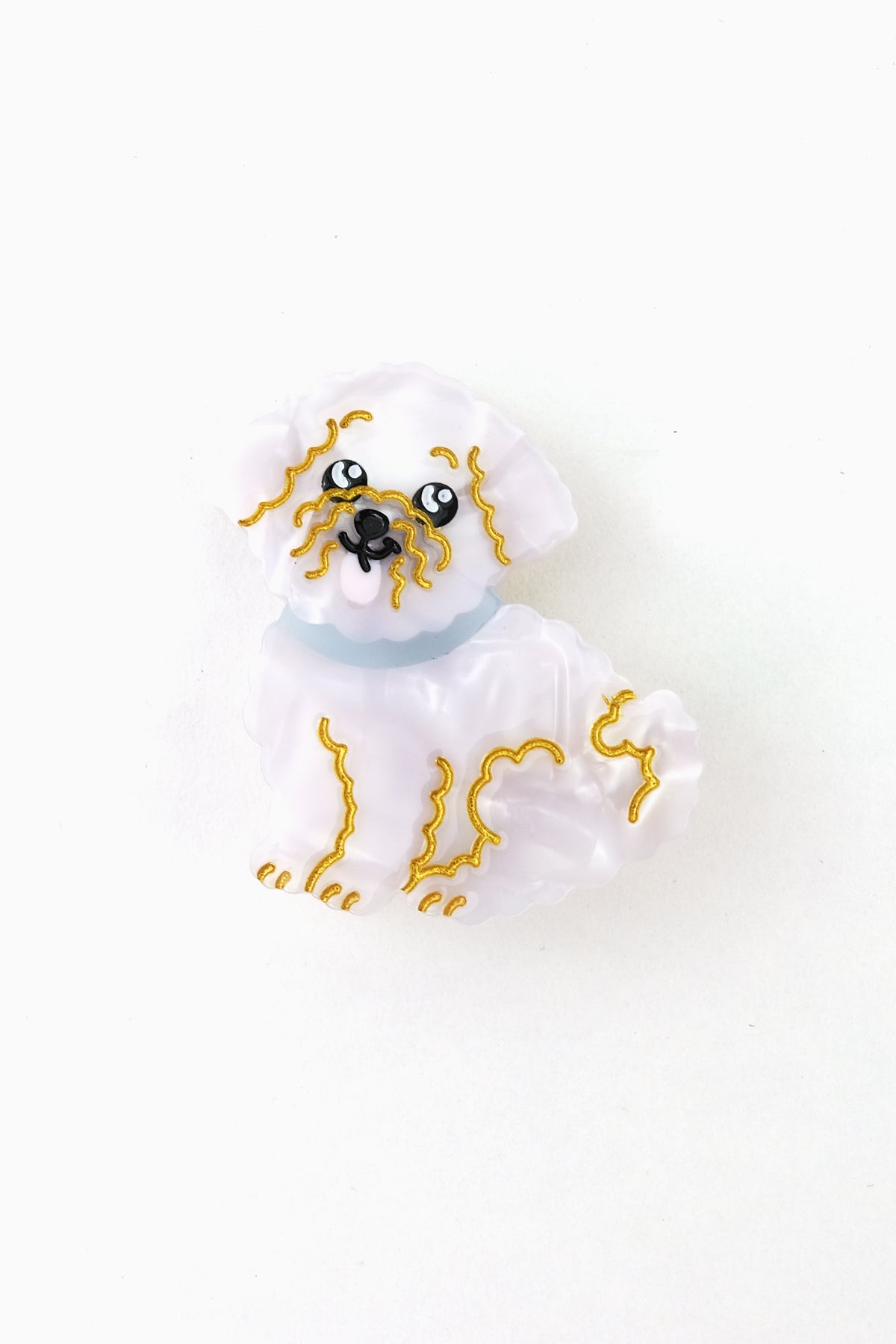 Bichon Frise Hair Clips