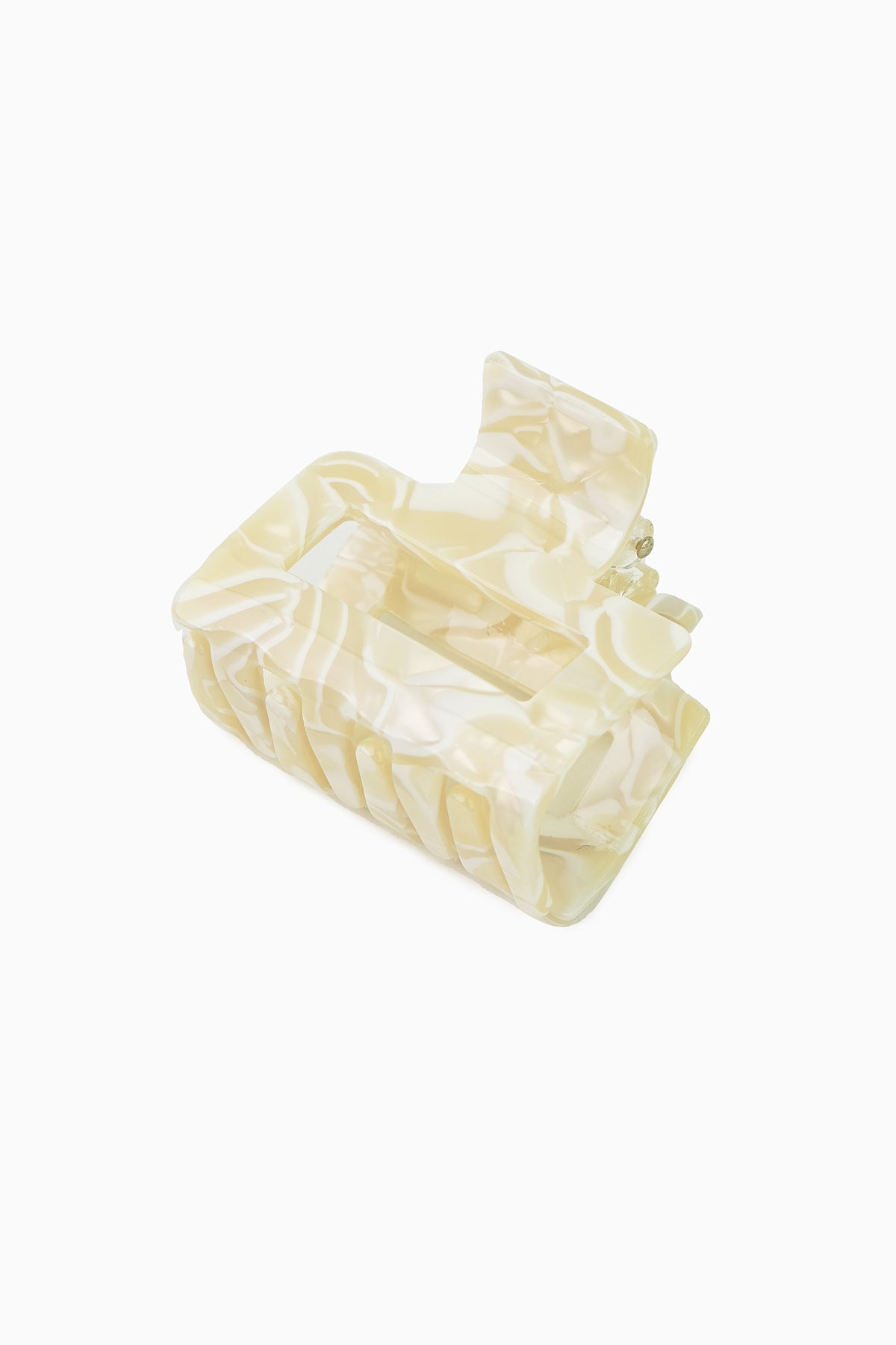 Tortoise Shell Square Cutout Claw Hair Clip
