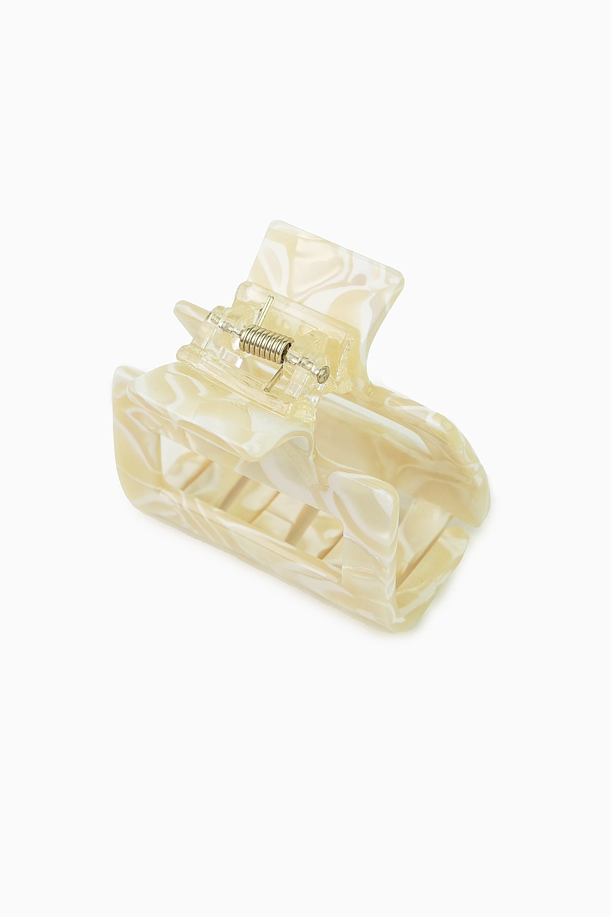 Tortoise Shell Square Cutout Claw Hair Clip