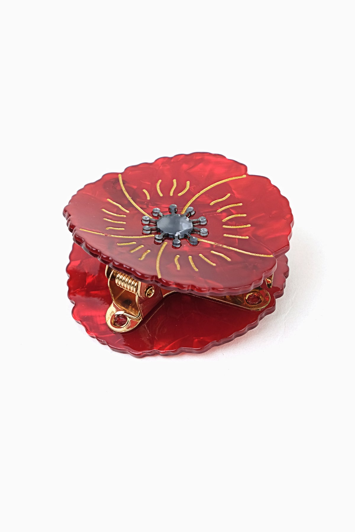 Poppy Claw Hair Clip