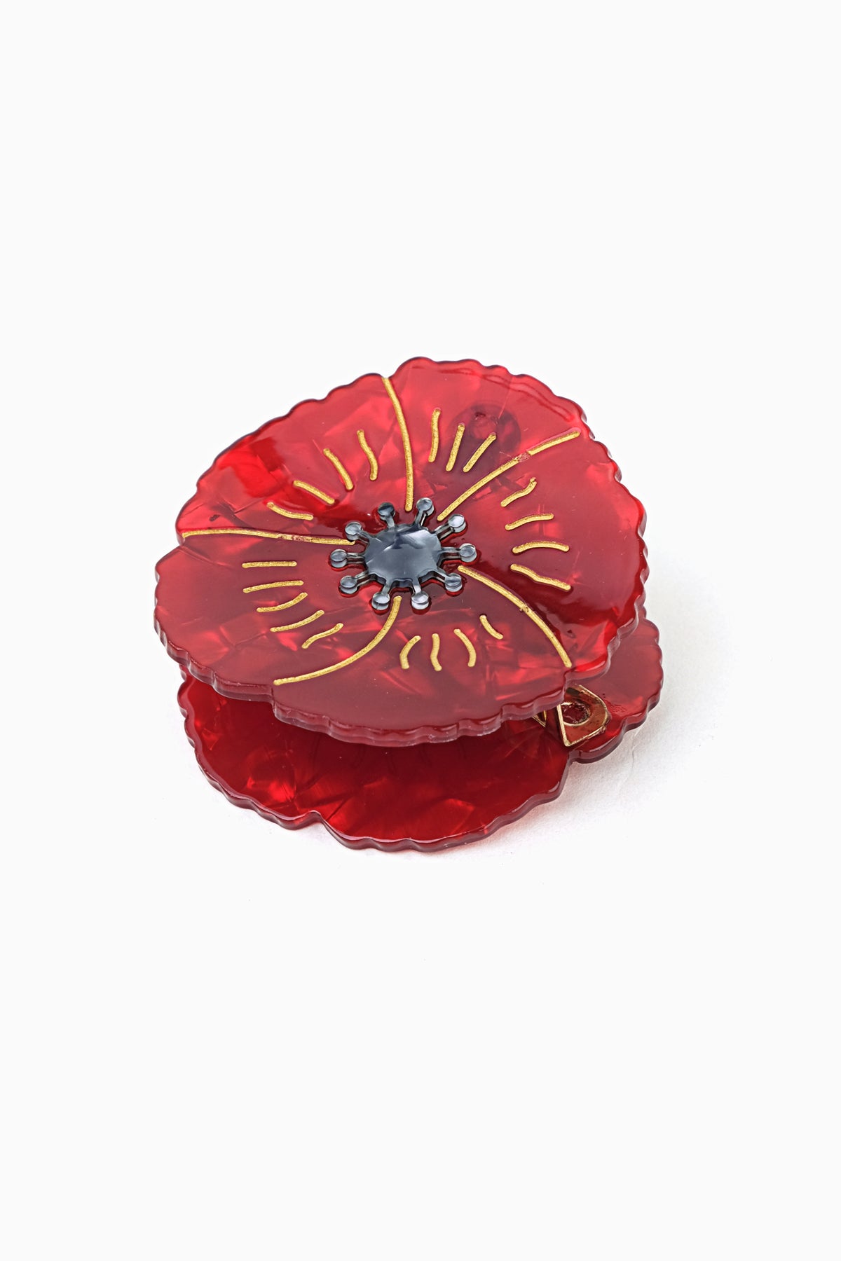 Poppy Claw Hair Clip