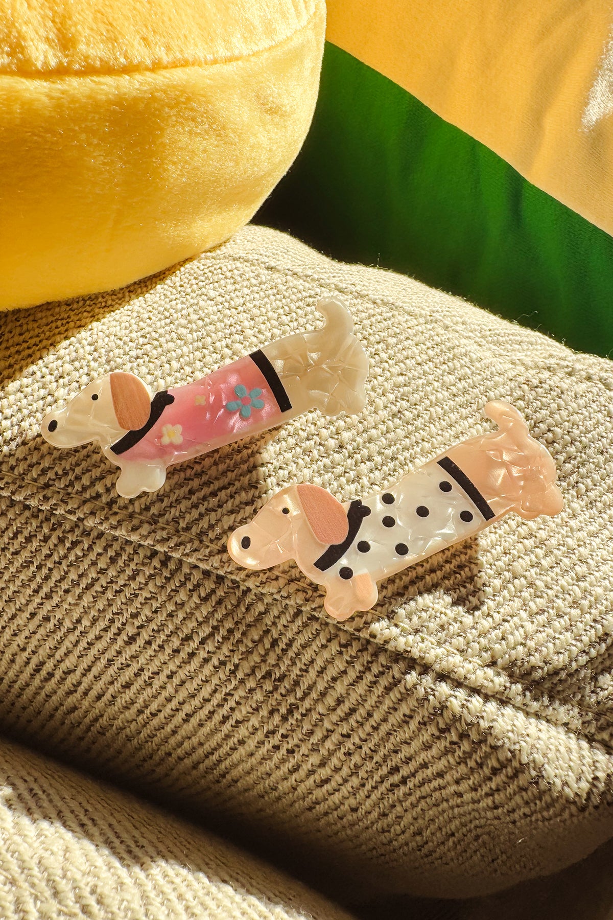 Dachshund Hair Clips (Set of 2)