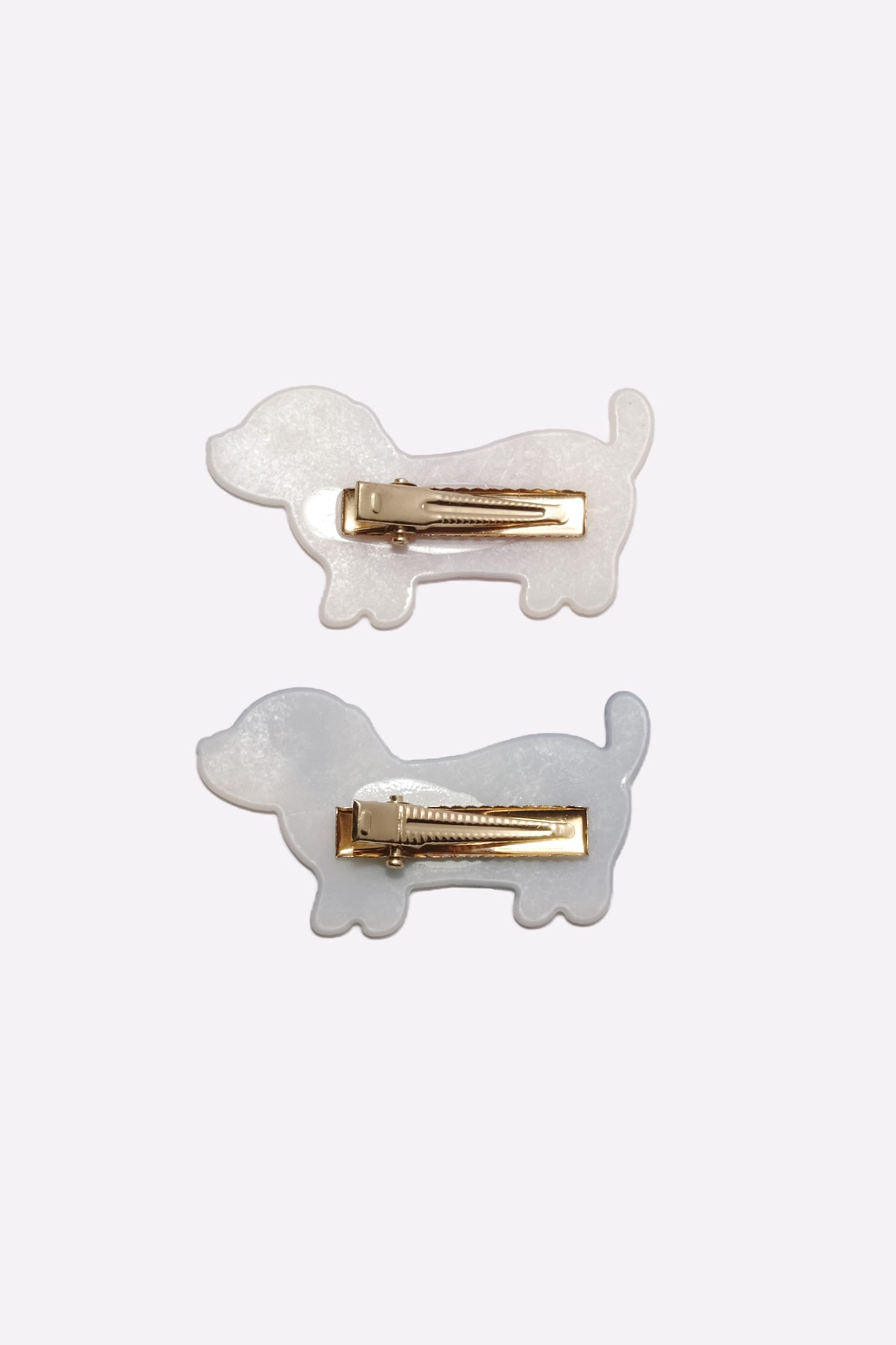 Dogs in Polka Dot Sweater Hair Clips (Set of 2)