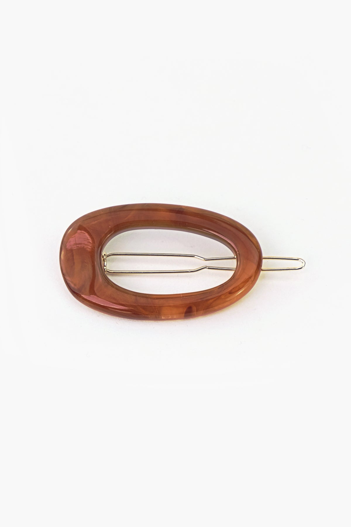 Oval Retro Style Hair Clip