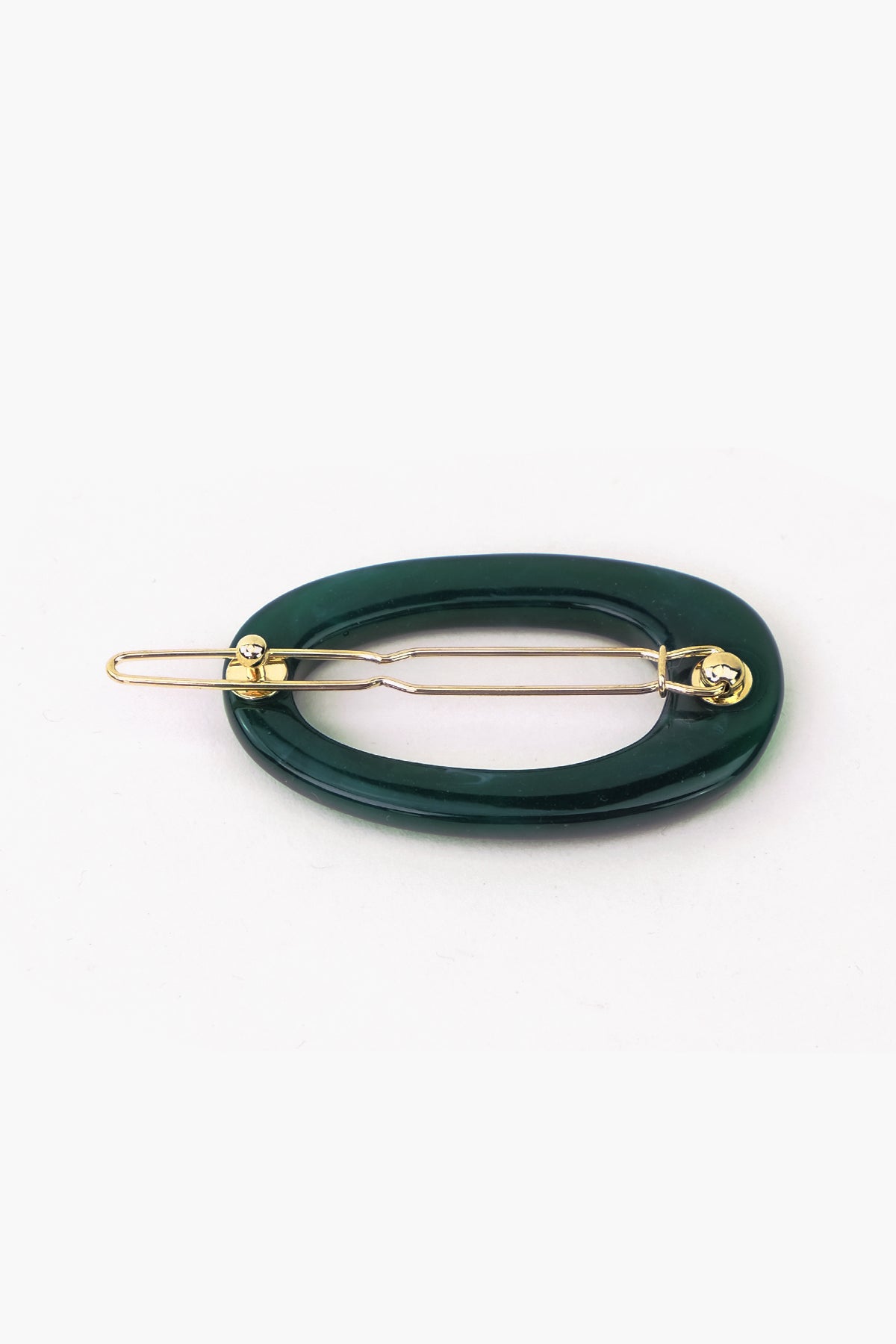 Oval Retro Style Hair Clip