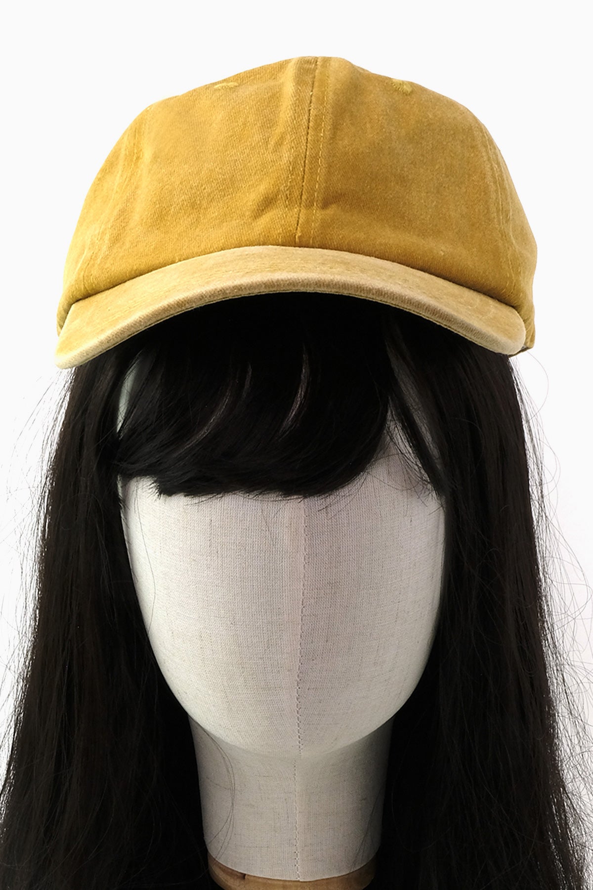 Plain Denim Baseball Cap (Washed Tan)