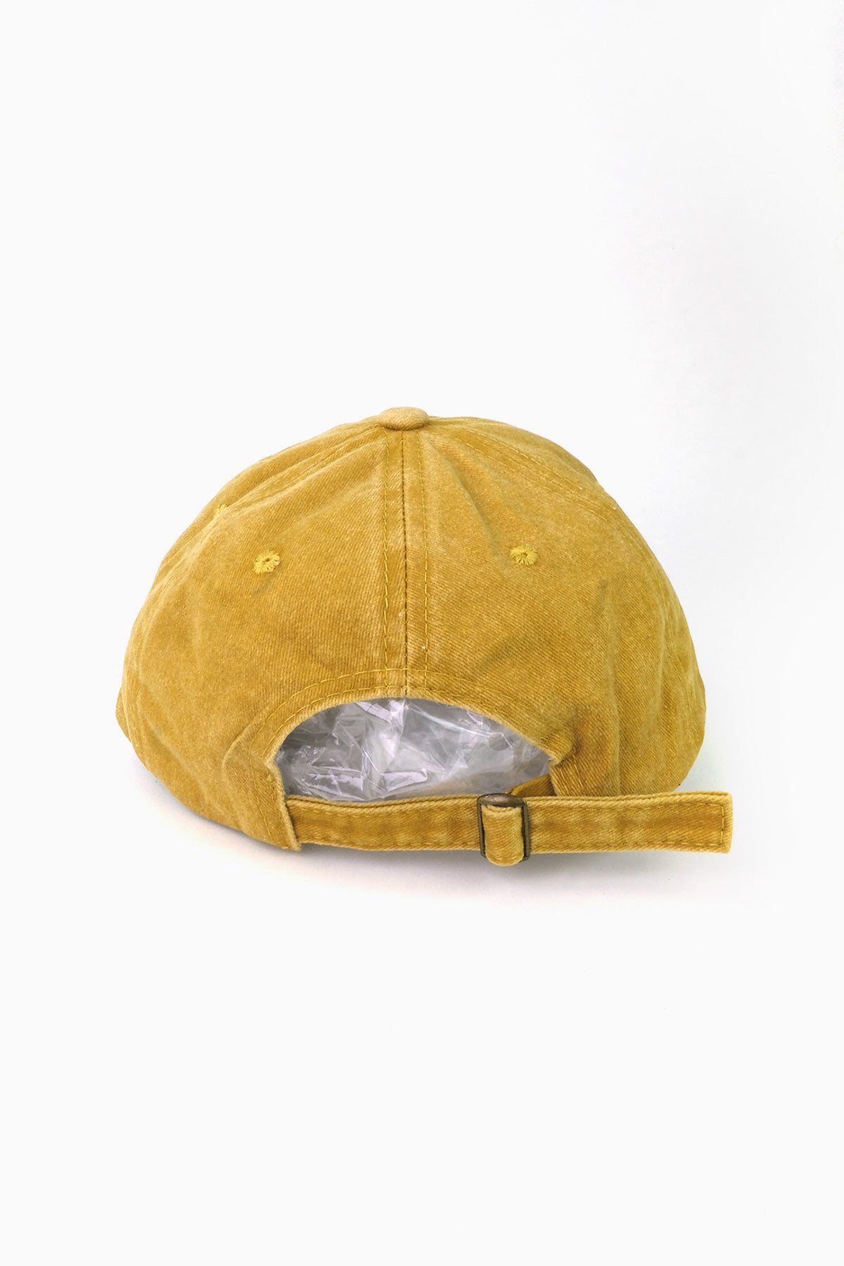 Plain Denim Baseball Cap (Washed Tan)