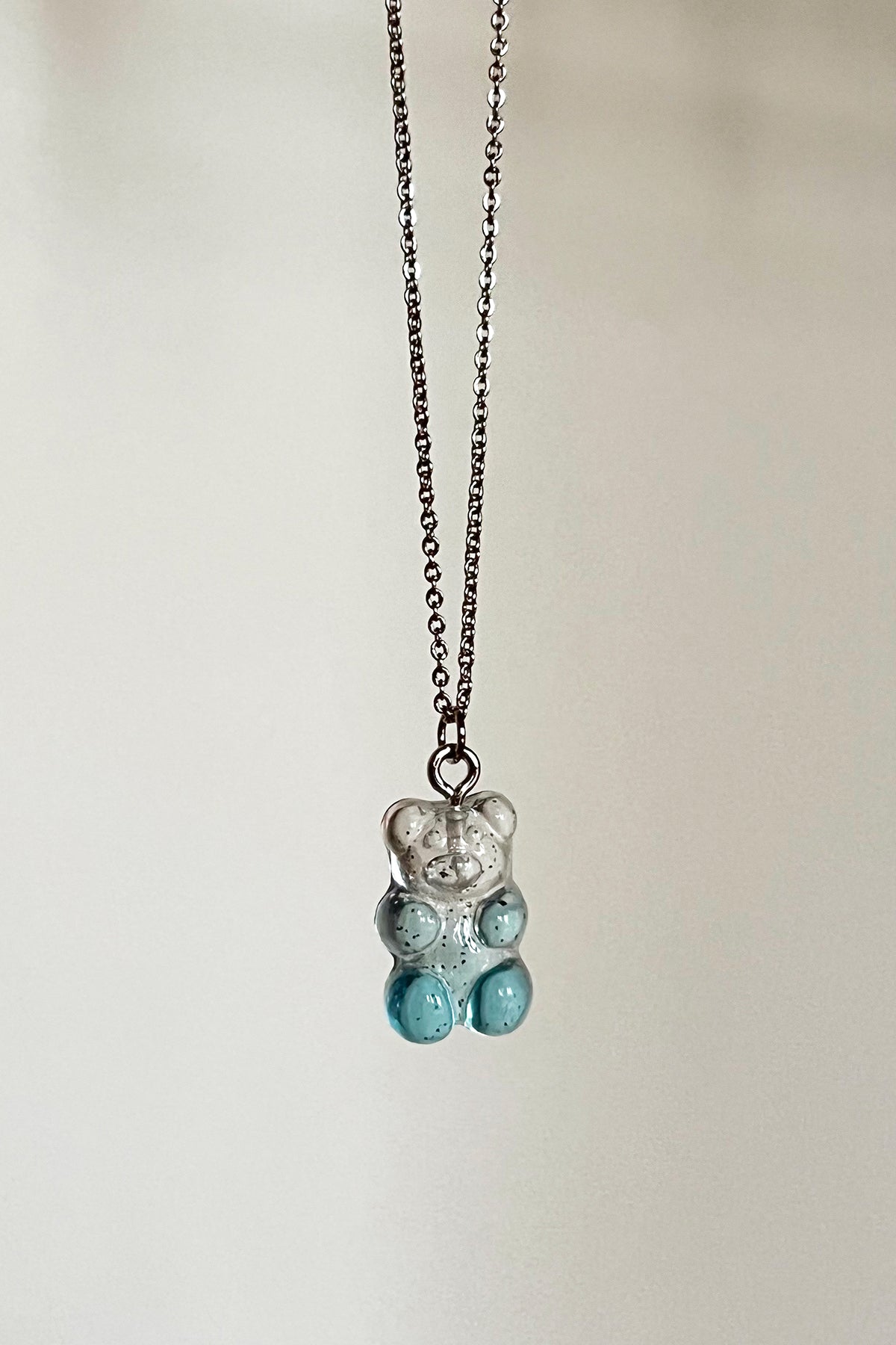 Gummy Bear Necklace (Blue Ombre)