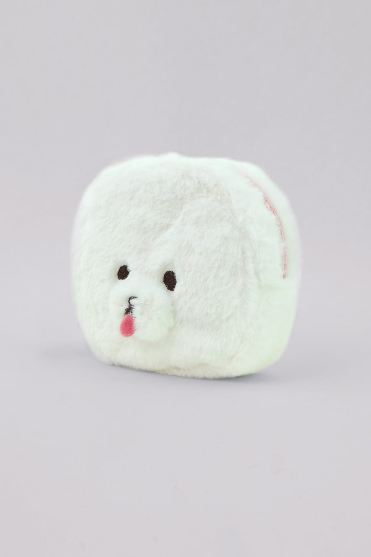 Fuzzy Bichon Frise Pouch (White)