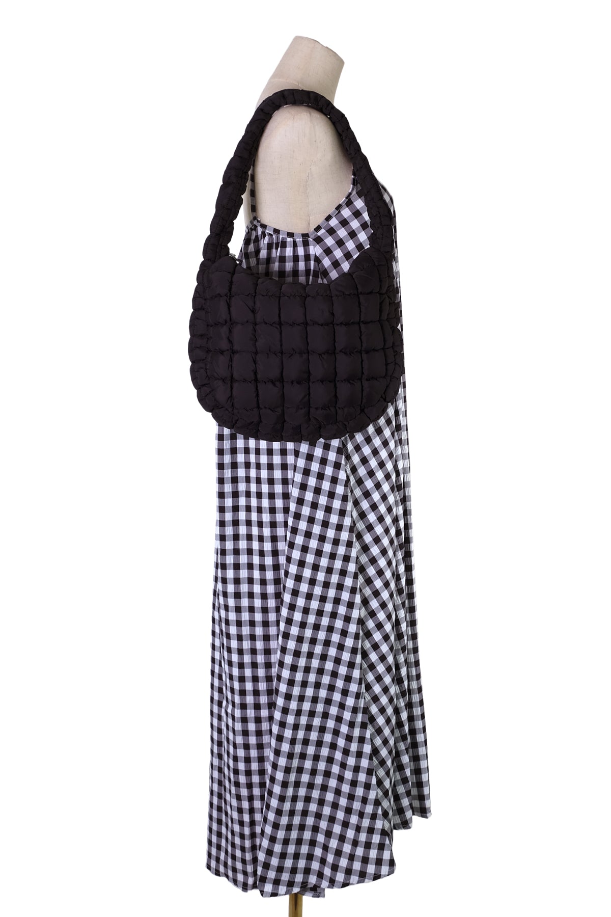 Quilted Padding Bag (Black)