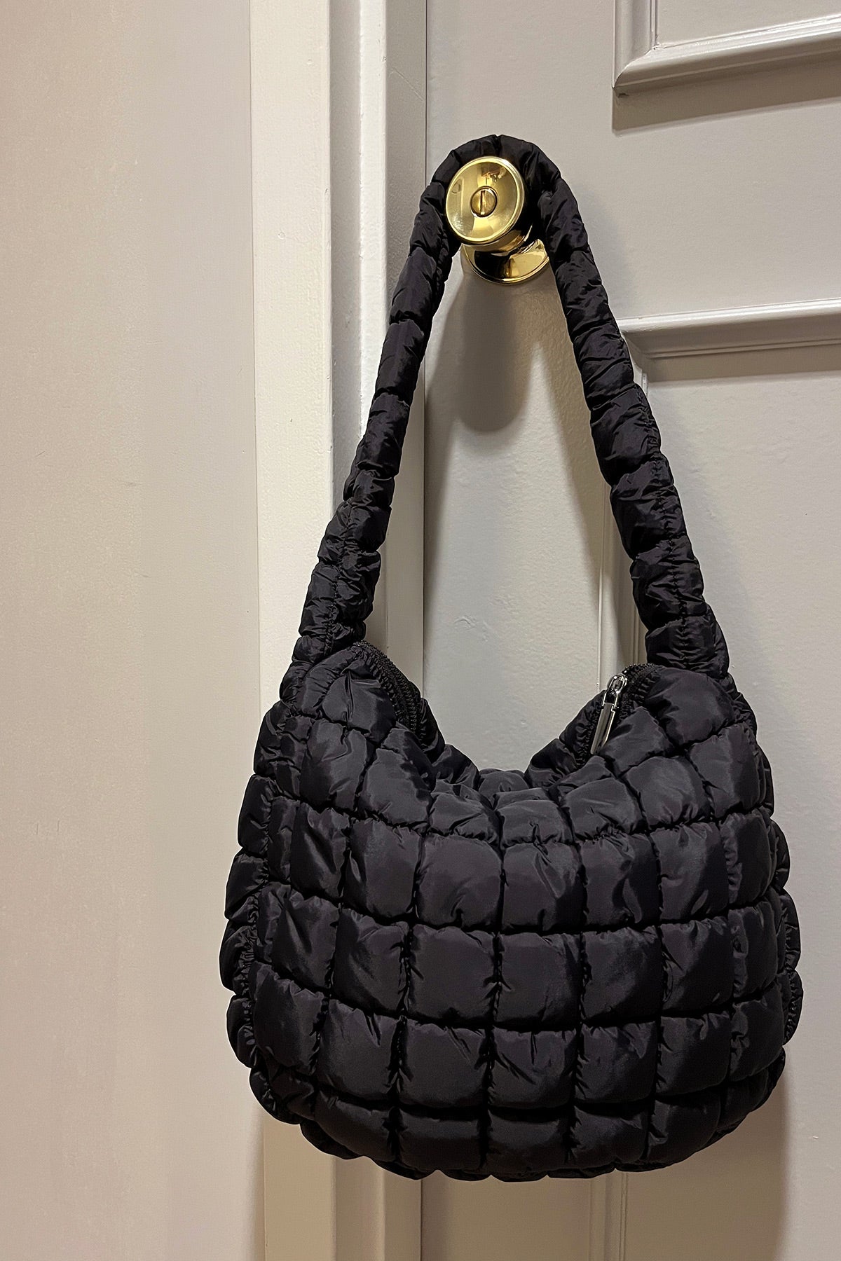 Quilted Padding Bag (Black)