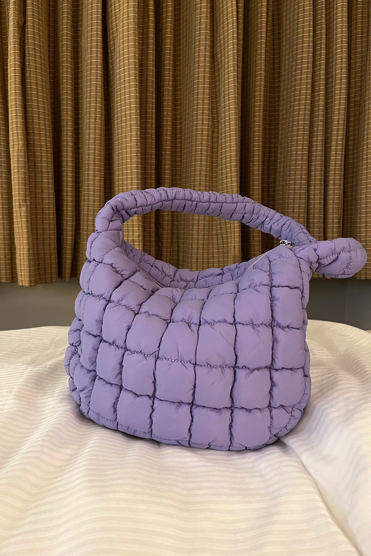 Quilted Padding Bag (Purple)