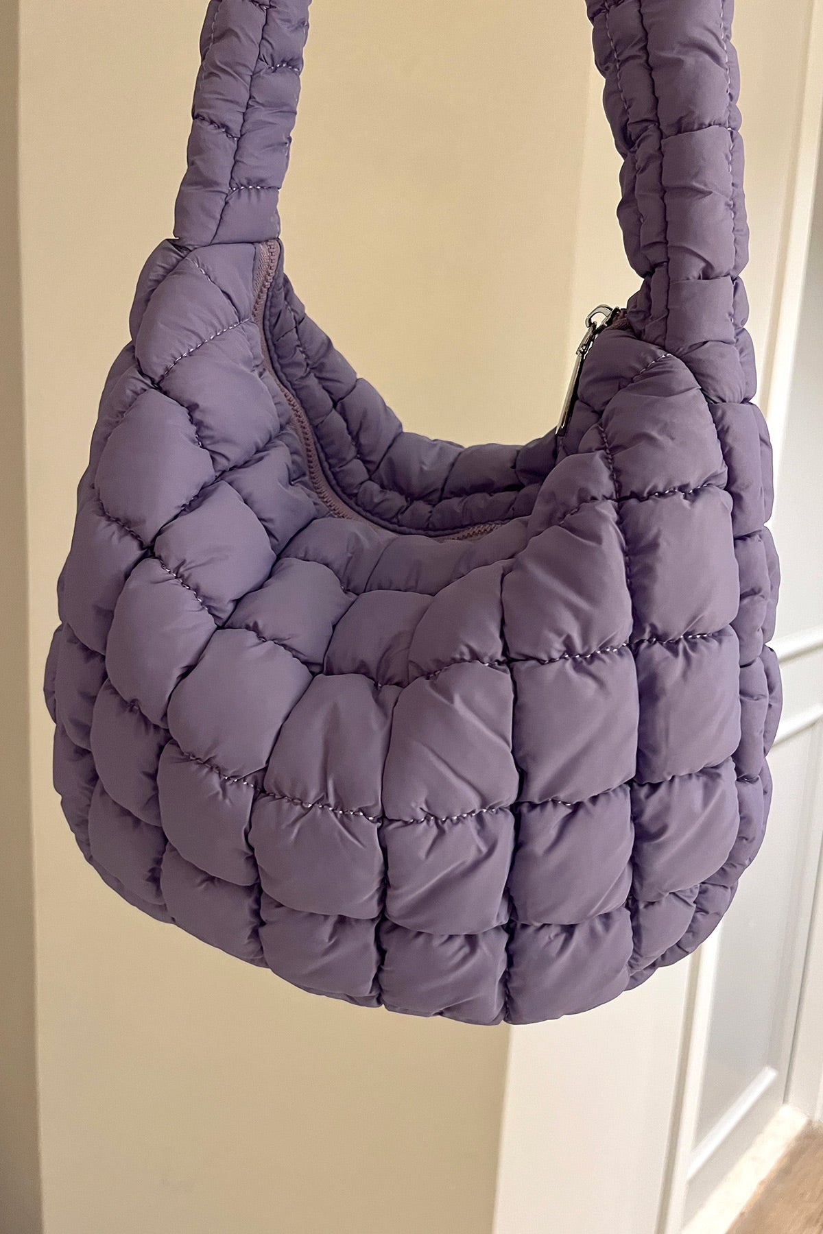 Quilted Padding Bag (Purple)