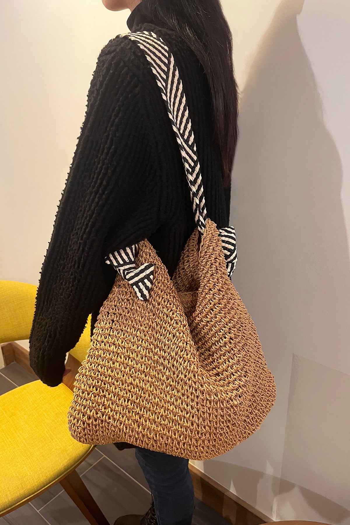 Malibu Raffia Shoulder Bag