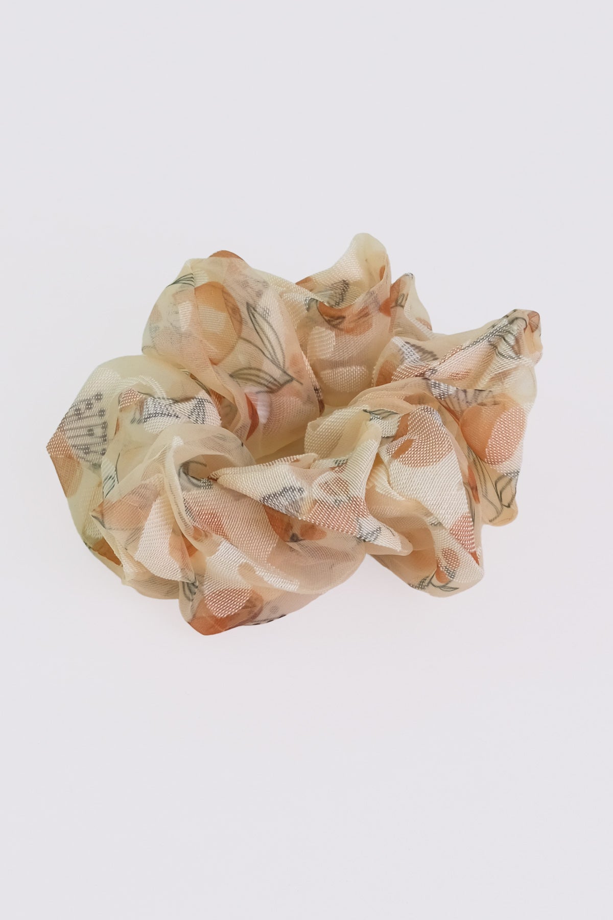 Spring Floral Scrunchie