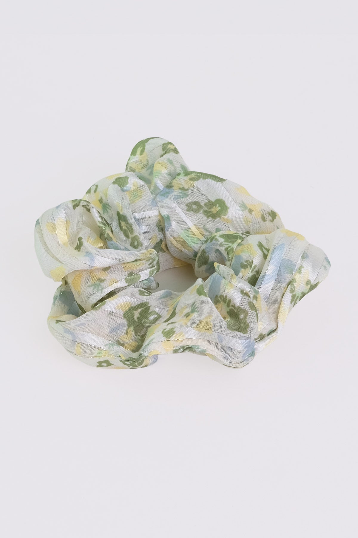 Spring Floral Scrunchie