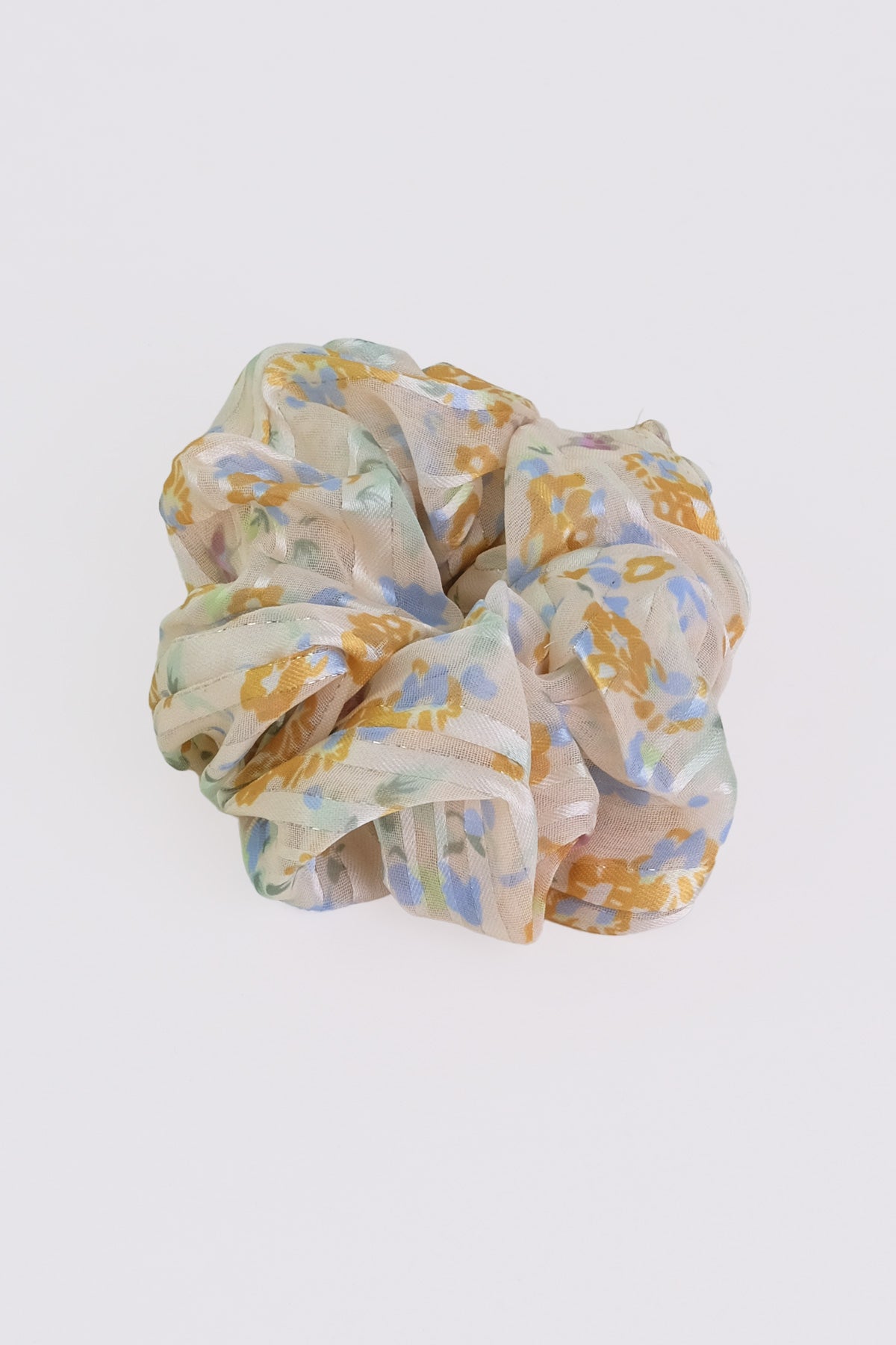 Spring Floral Scrunchie