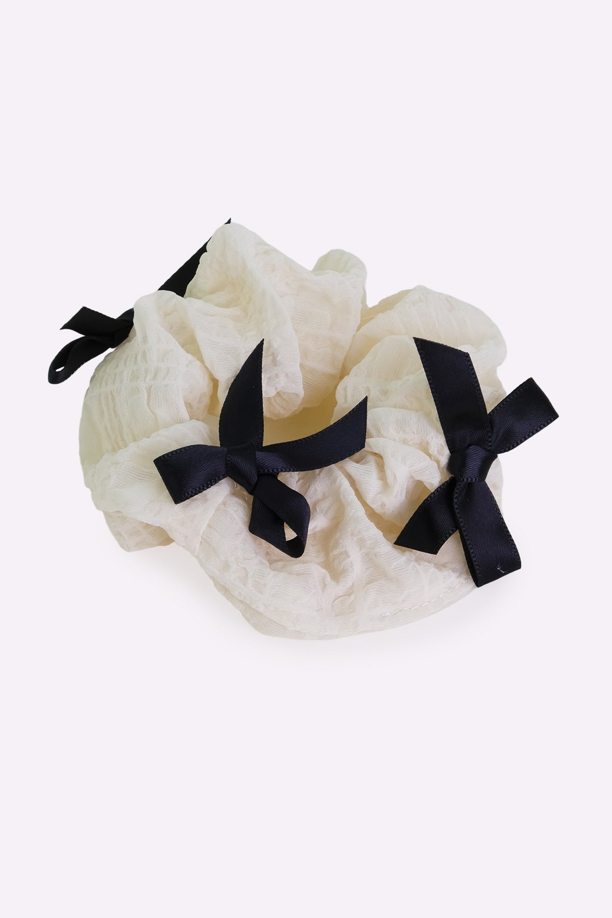 Cute Ribbon Accent Scrunchie
