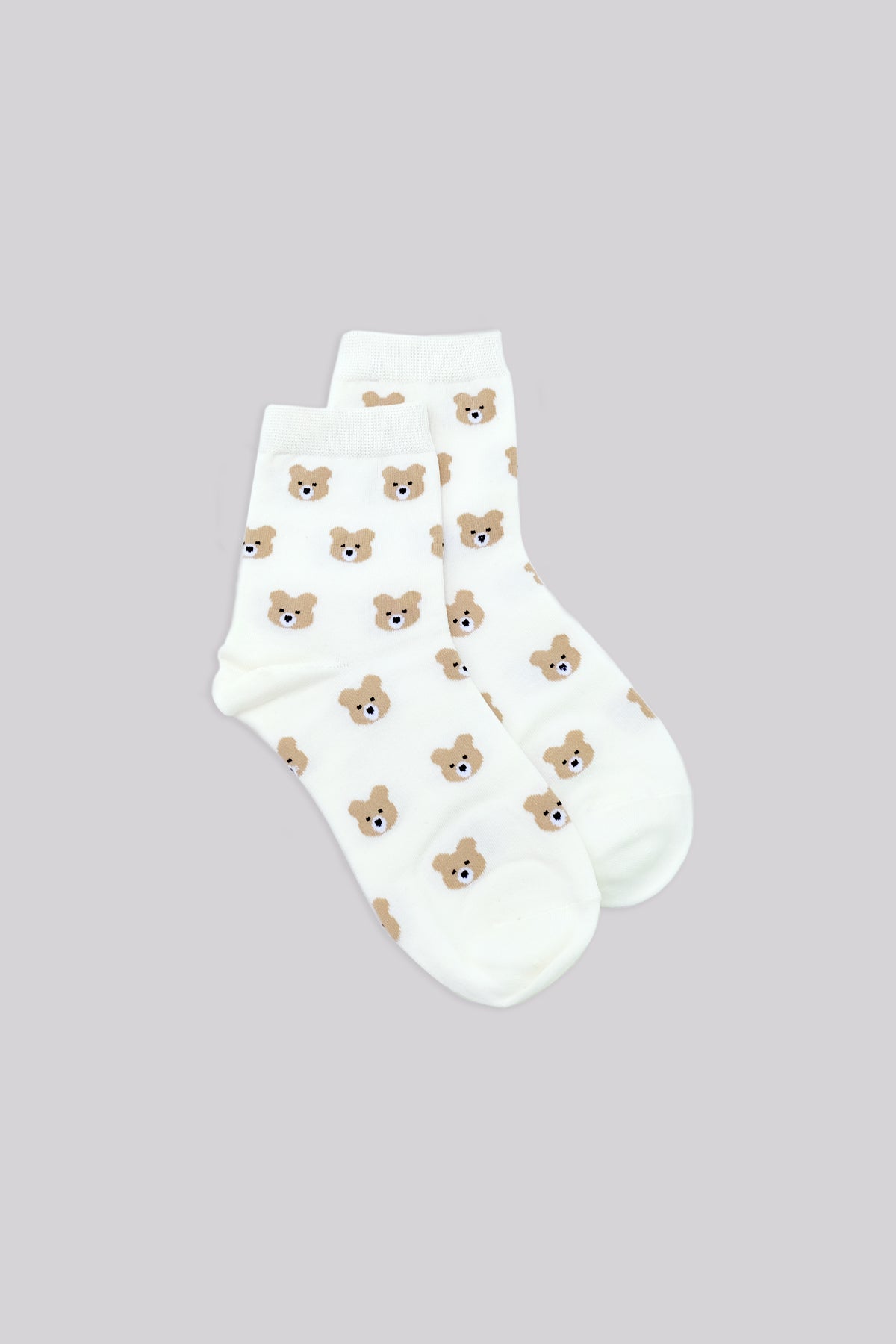Many Little Bears Crew Socks (Off white)