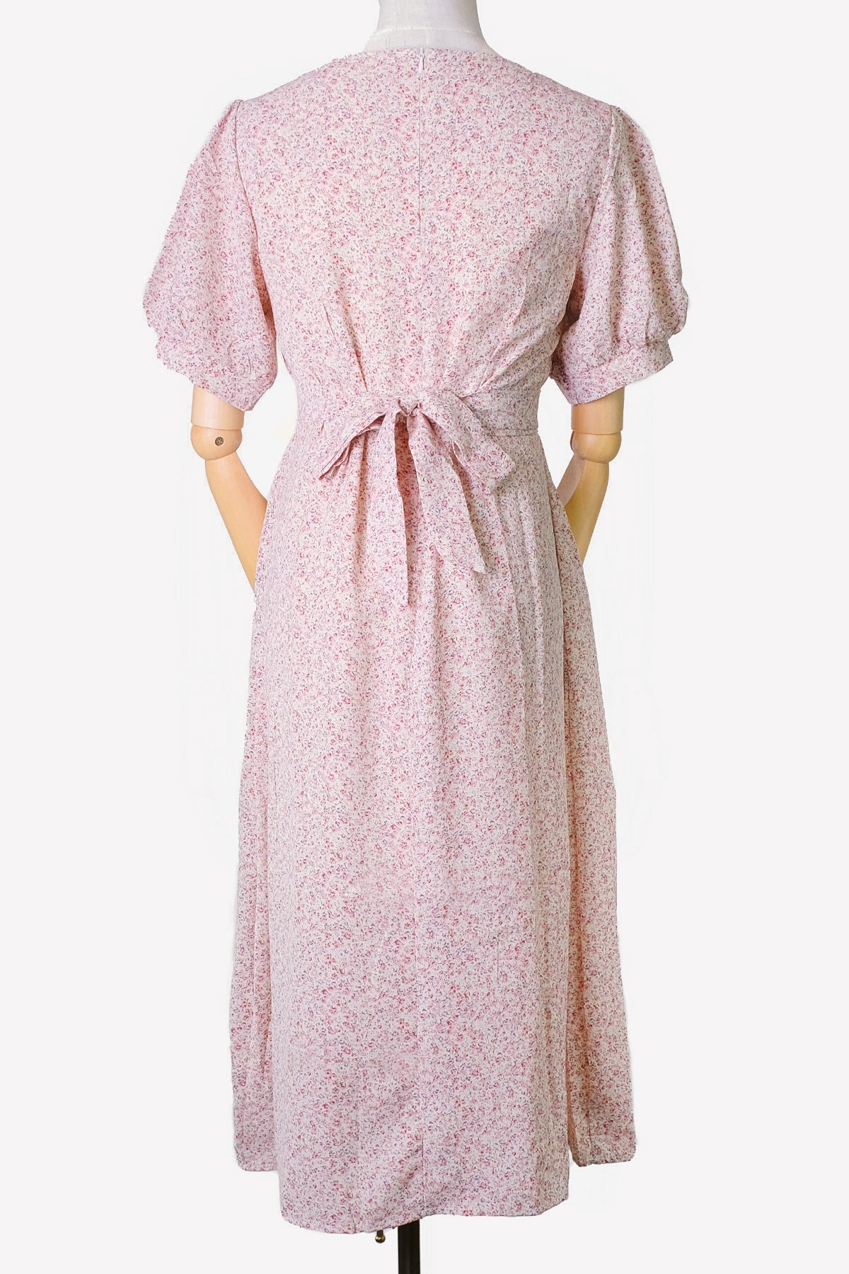 Floral Print Square-Neck Dress