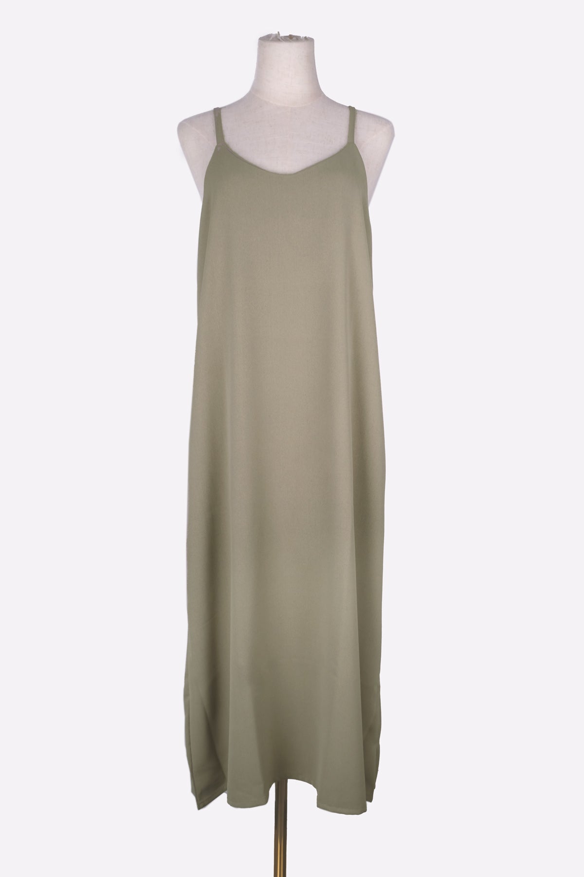 Bustier One Piece Dress (Khaki Green)