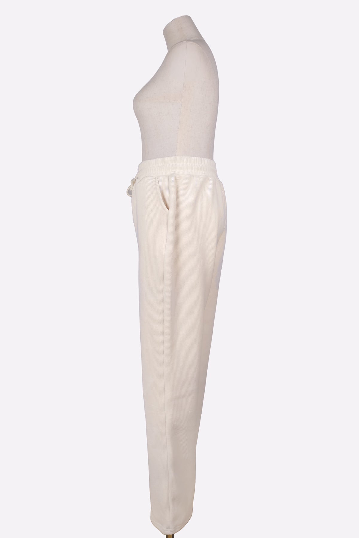 Soft Wool Lining Pants (Cream)