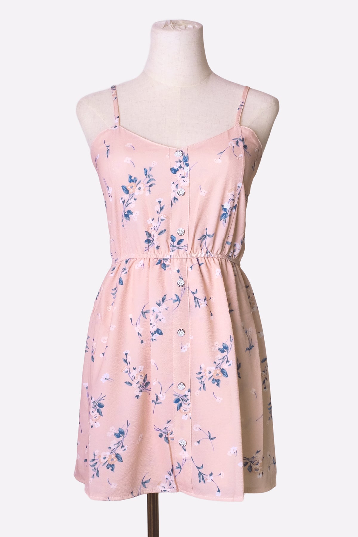 Floral Romper (Orange & Pink Floral)
