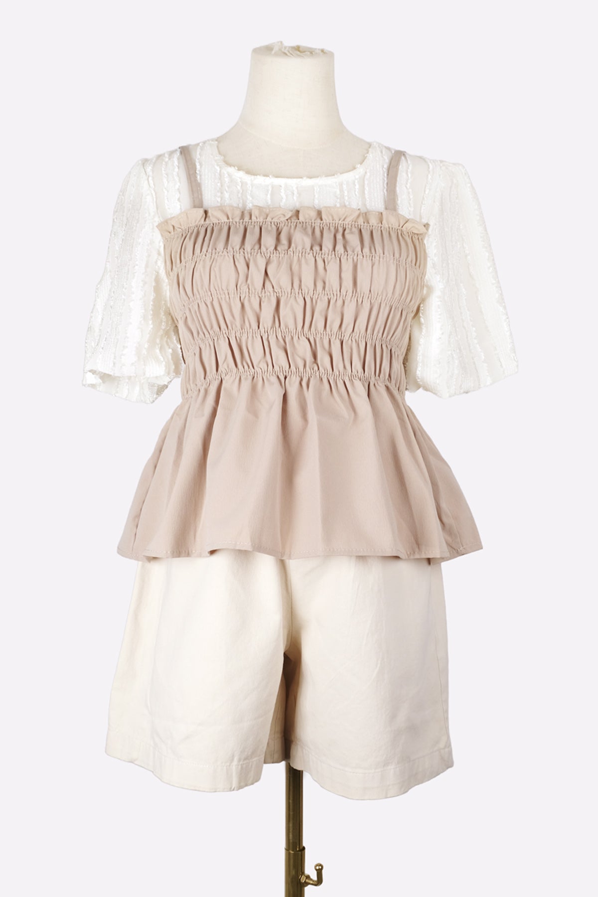 Blouse pairs with shorts