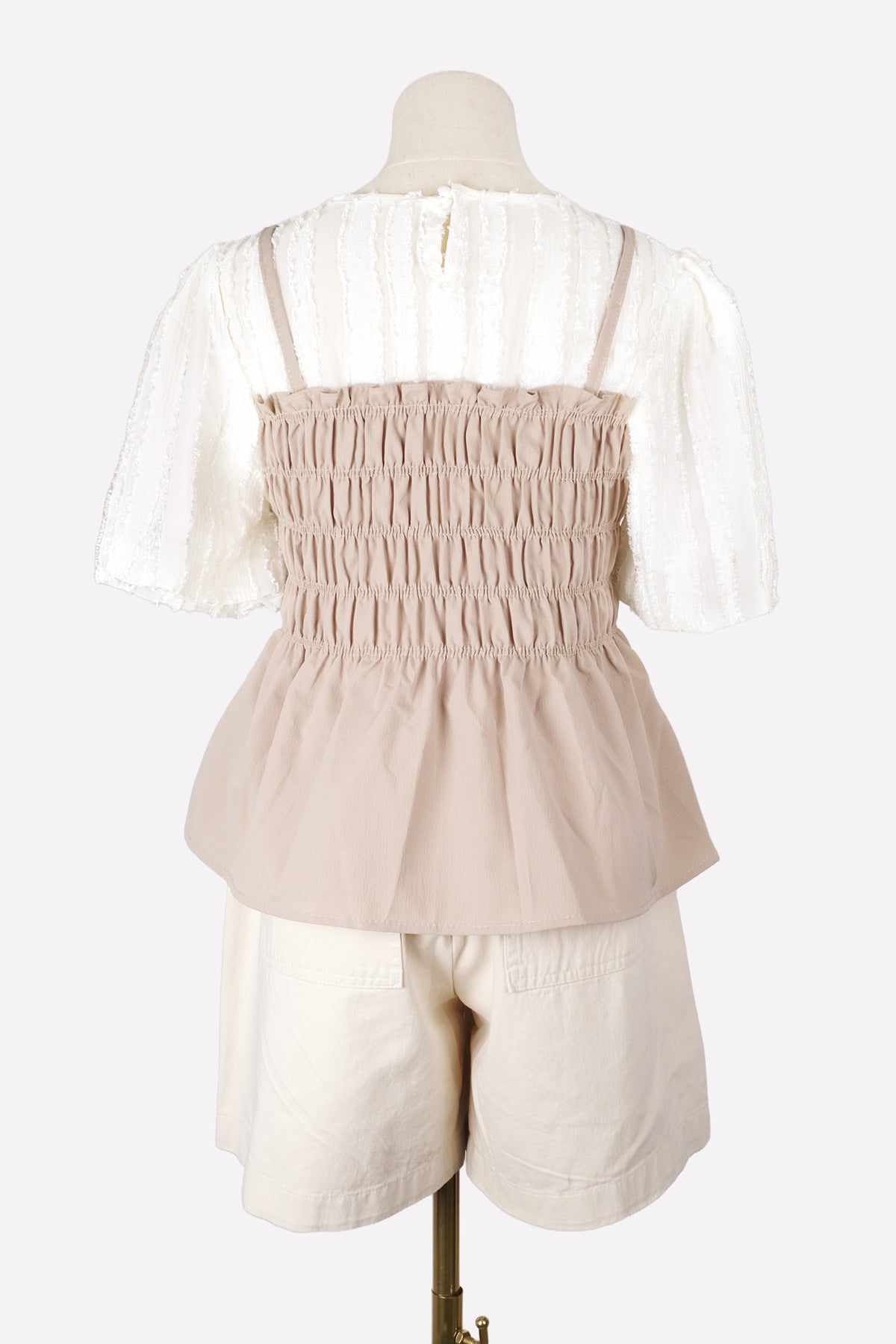 Blouse pairs with shorts