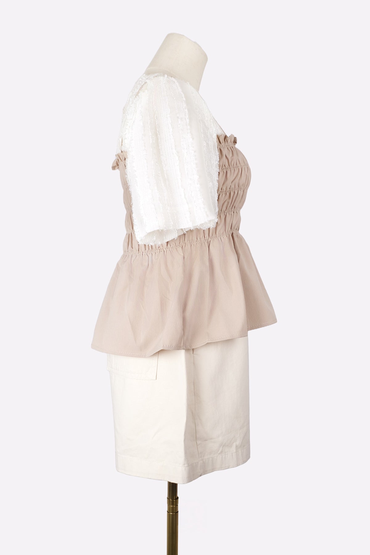 Blouse pairs with shorts