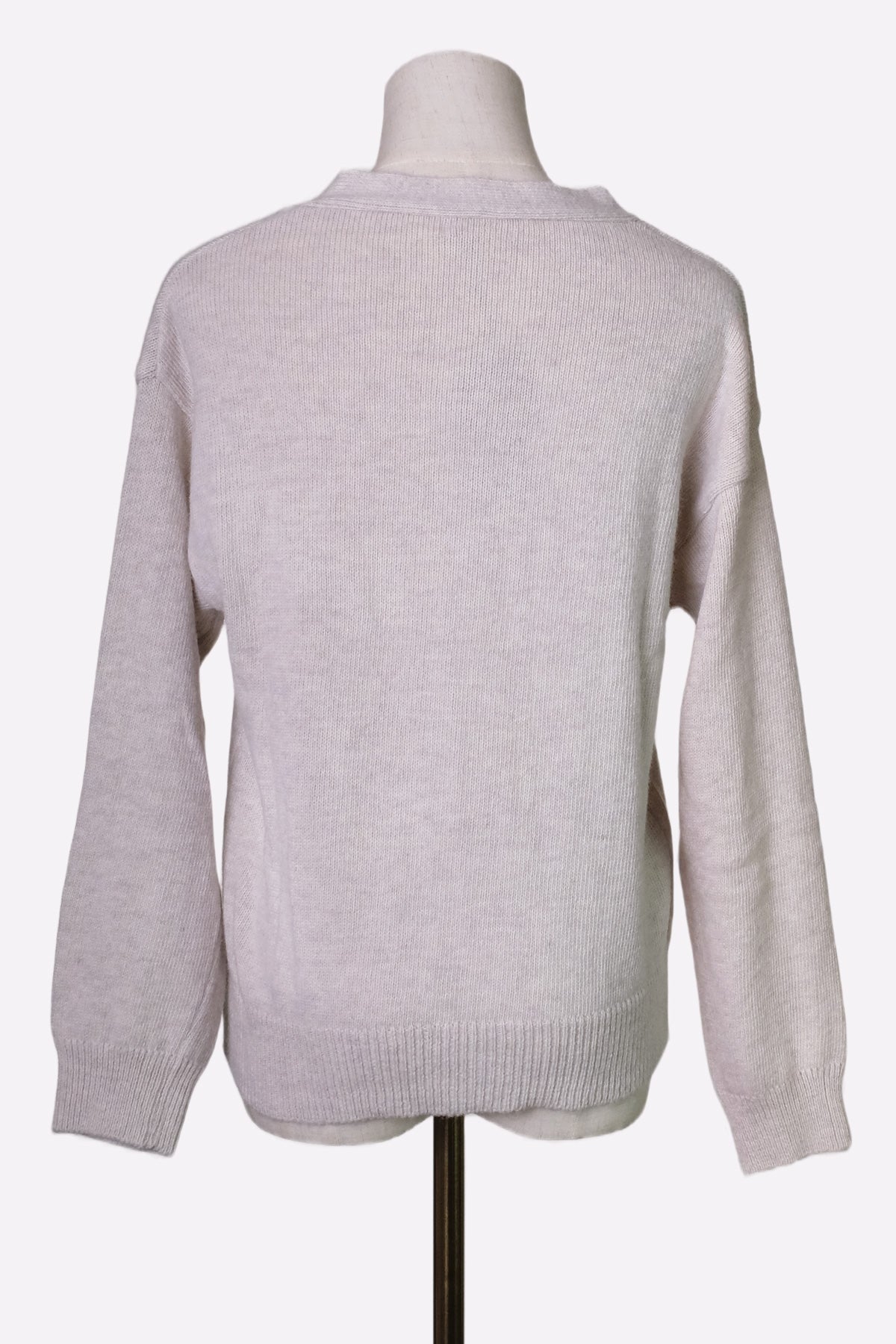 Alpaca Mix Cardigan (Oatmeal)