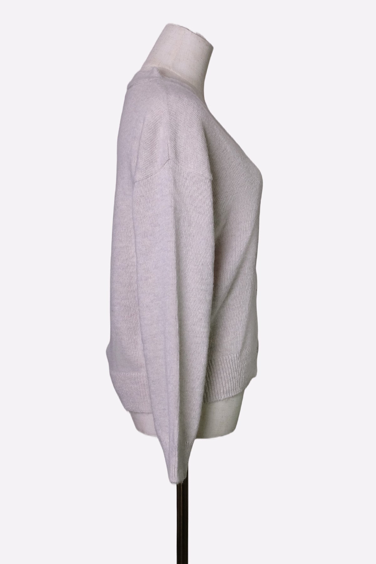 Alpaca Mix Cardigan (Oatmeal)