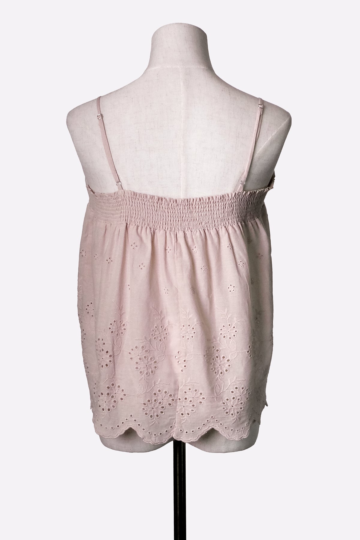 Eyelet Cami Top (Rose)