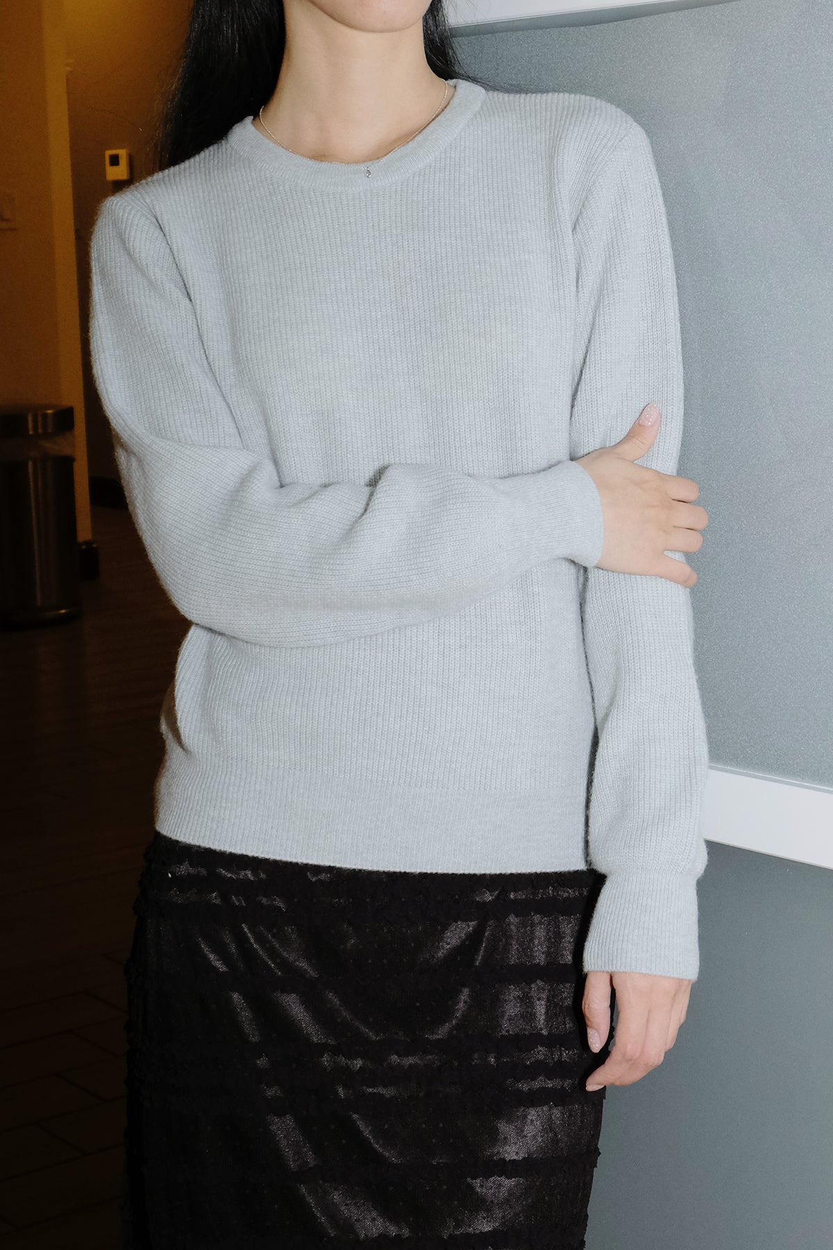 Alpaca Knit Sweater (Mint)