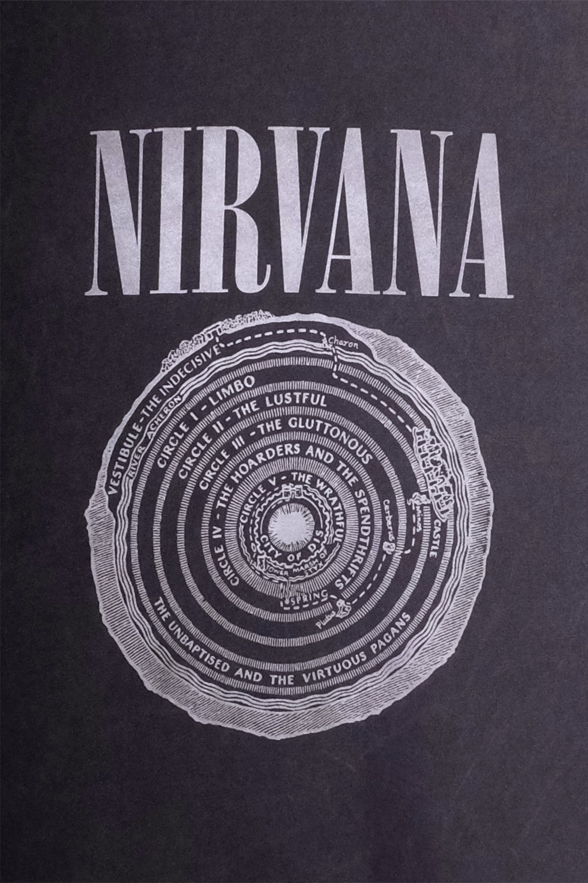 NIRVANA Oversized Tee (Charcoal)