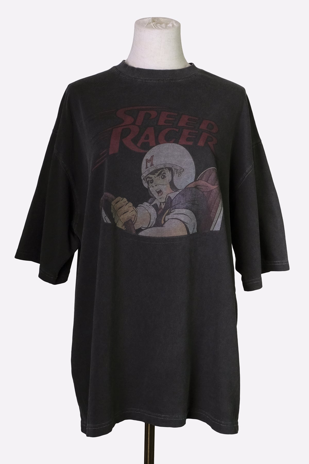 Speed Racer Oversized Tee (Charcoal)