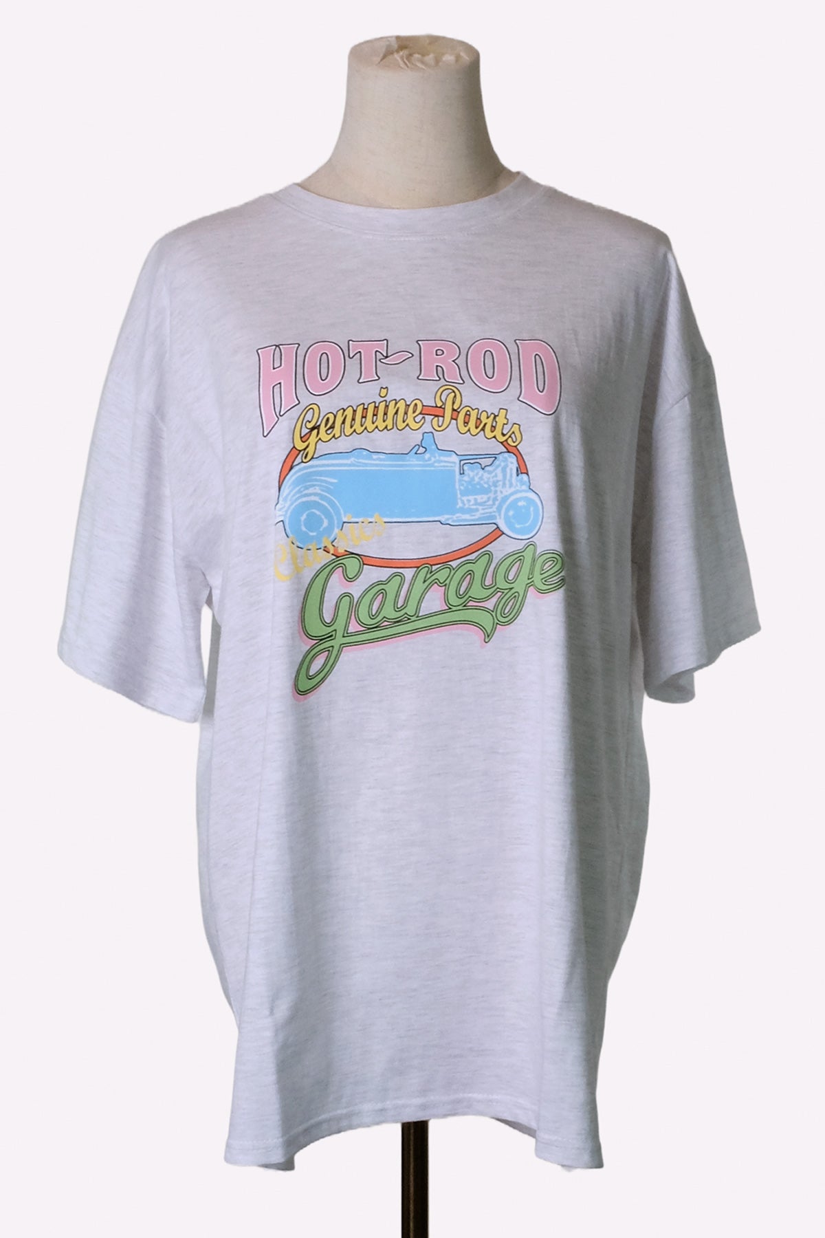Hot Rod Box T-shirt (Melange Light Gray)
