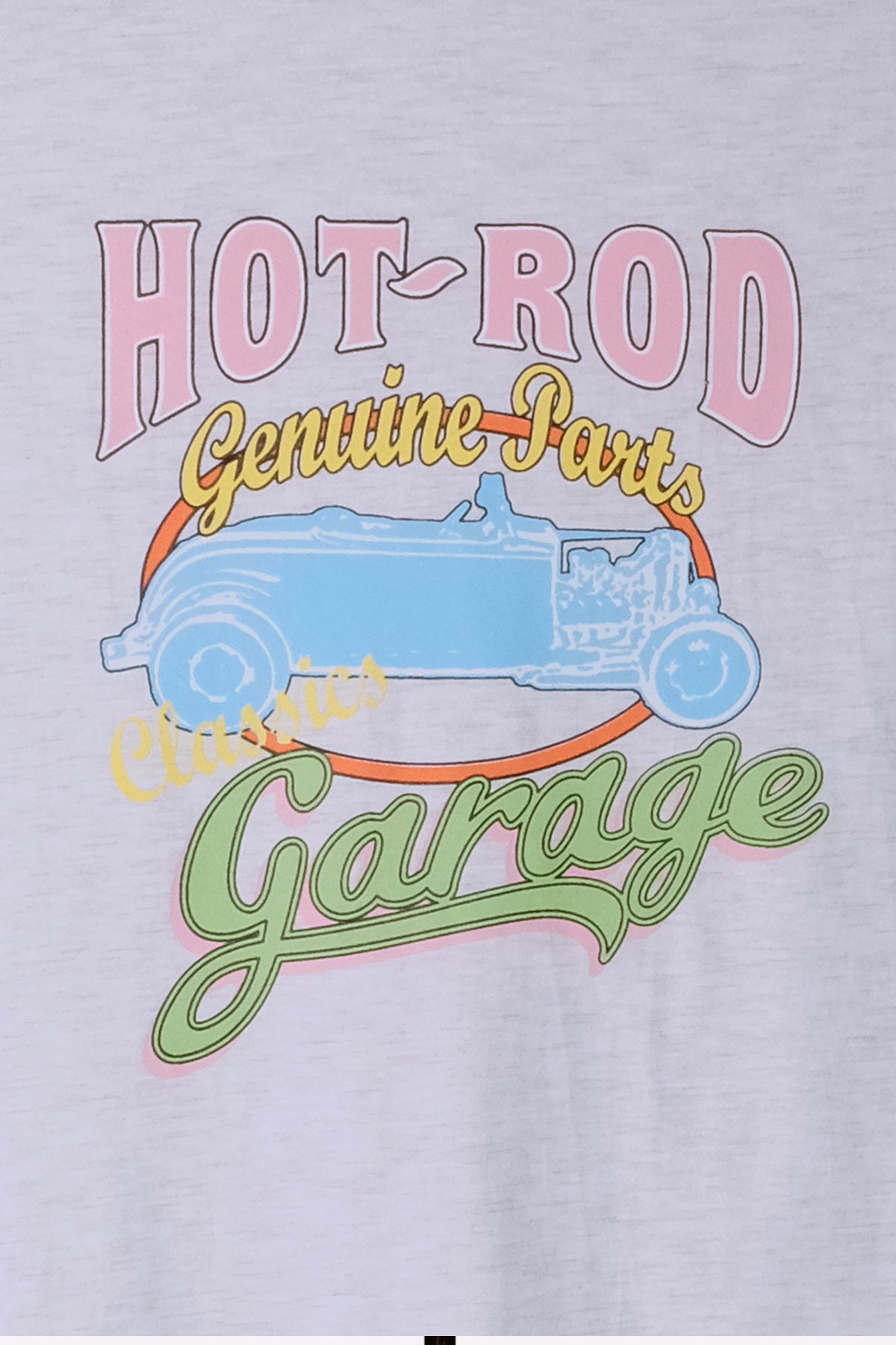 Hot Rod Box T-shirt (Melange Light Gray)