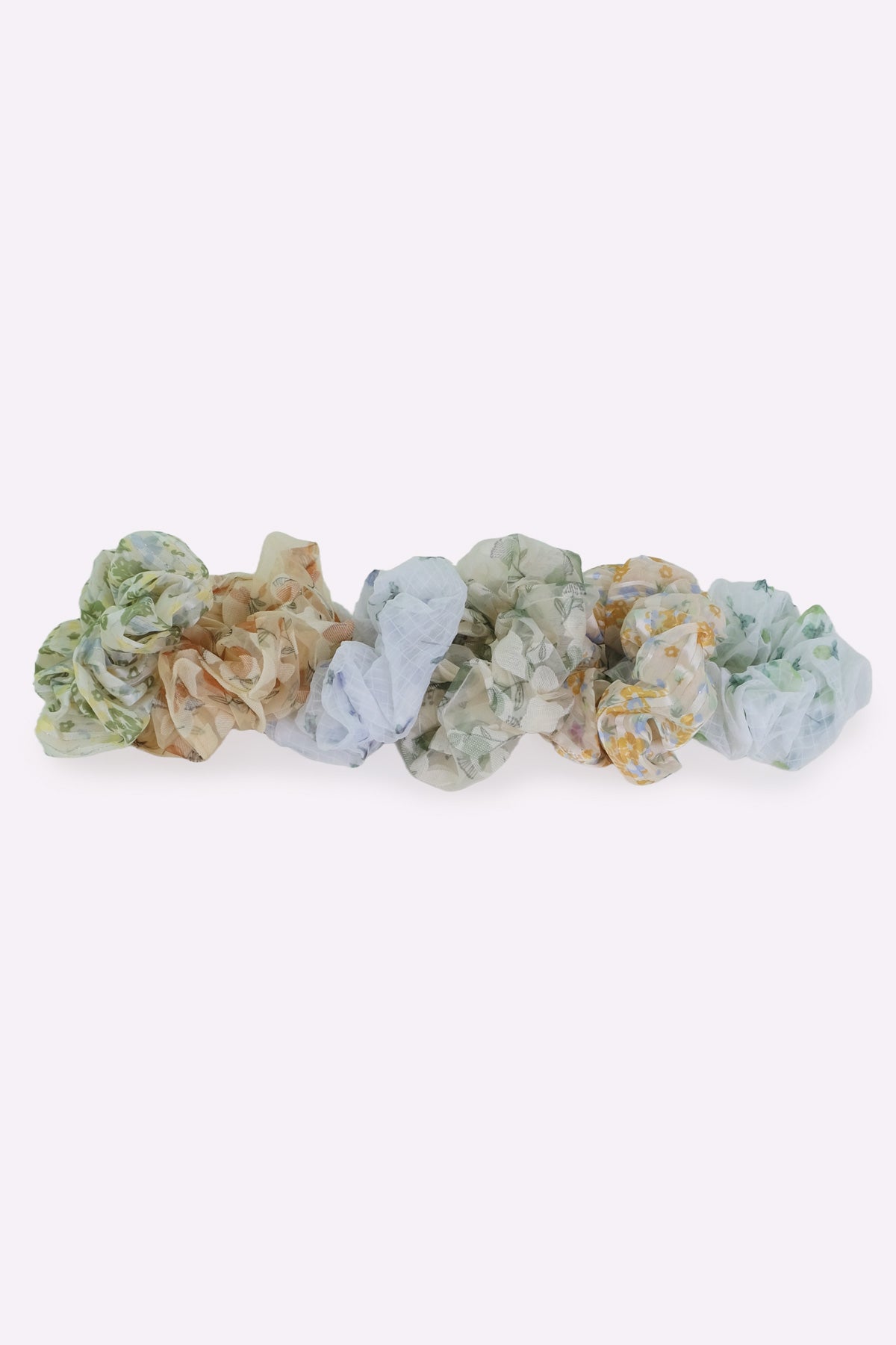 Spring Floral Scrunchie