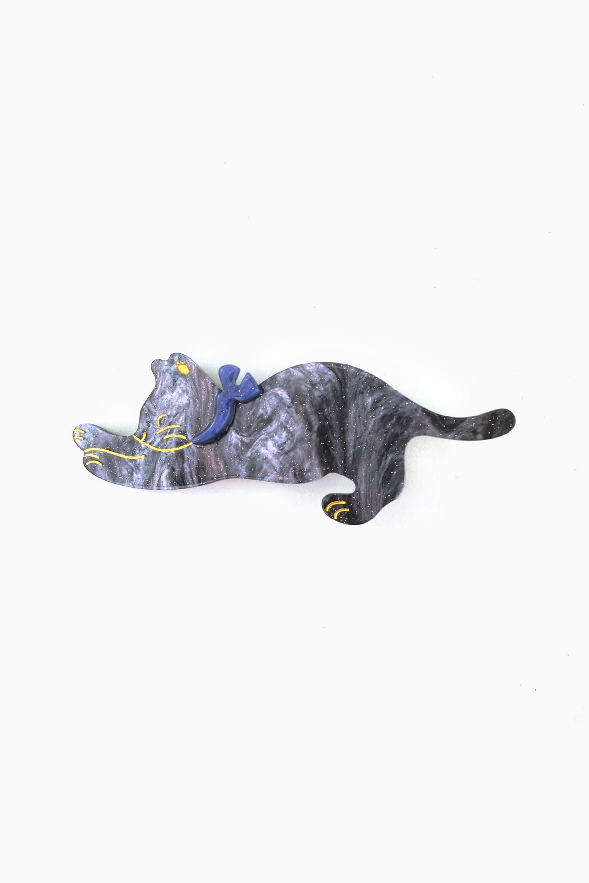 Cute Cat Acrylic Tige Boule Clip