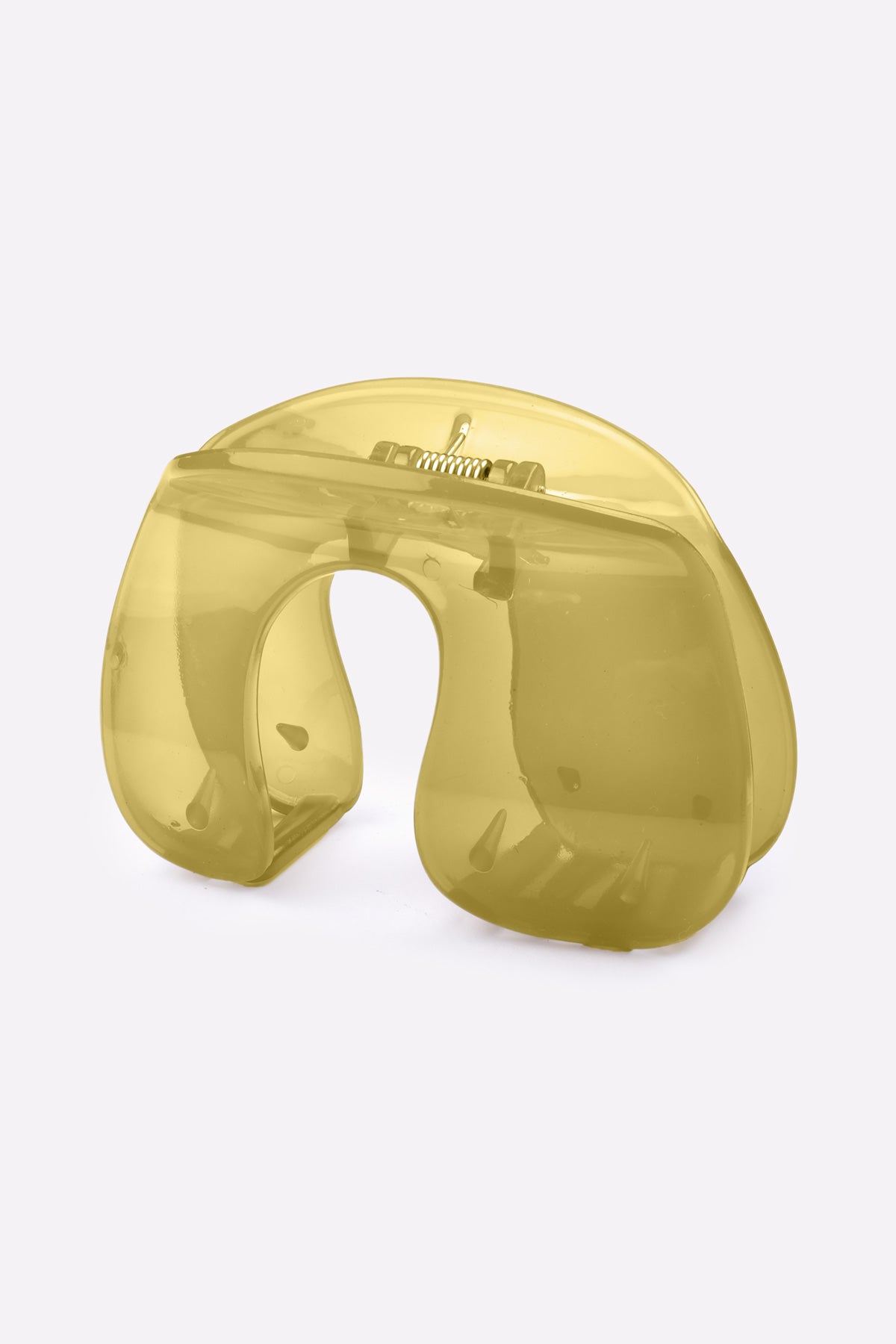 Jelly Hair Claw Clip Minimalist (Brown)